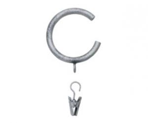 C-Rings With Eyelet - 011 - Antique Pewter